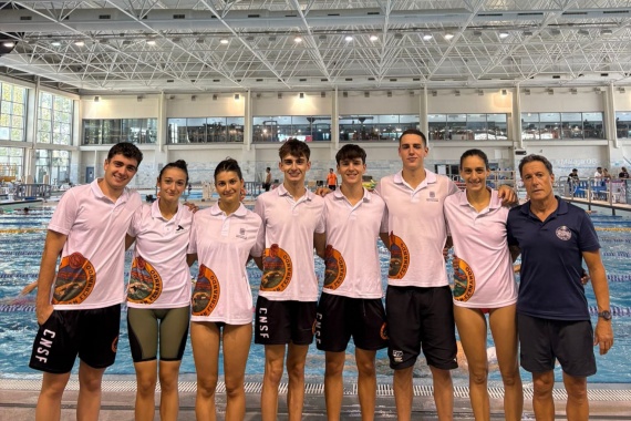 Gran Campeonato del C.N. San Fernando que consigue seis medallas, tres absolutas y tres juniors, en el XXXIV Campeonato de Andalucía Absoluto-Junior Open de Verano