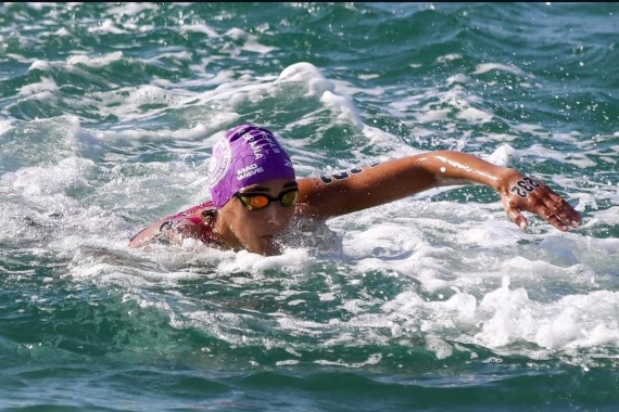 Nuevo éxito del C.N. San Fernando, Irene Peinado Morales se corona Campeona de España de la Copa de Aguas Abiertas en Mataró, quinto título consecutivo.