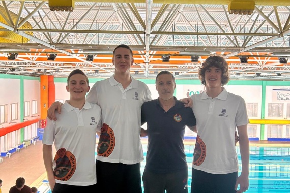 La Diputación de Cádiz premia a David Rodríguez Piñero, Guillermo Espinosa Carrasco y Yerai Amado Pérez por sus éxitos deportivos en el año 2024.