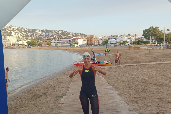 Irene Peinado Morales finaliza en cuarta posición en la Etapa 500 de aguas abiertas Peñíscola – Benicarló.