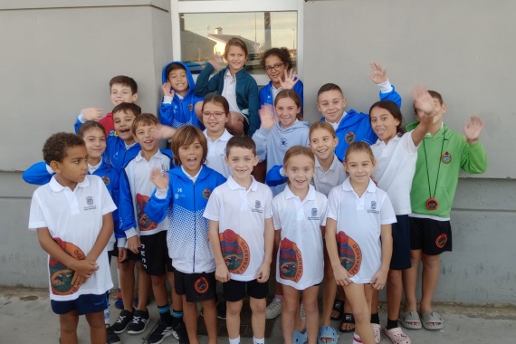 Primera Jornada de la IX Liga Prebenjamín-Benjamín-Alevín 2025-2026. El C.N. San Fernando se encuentra en tercera posición.
