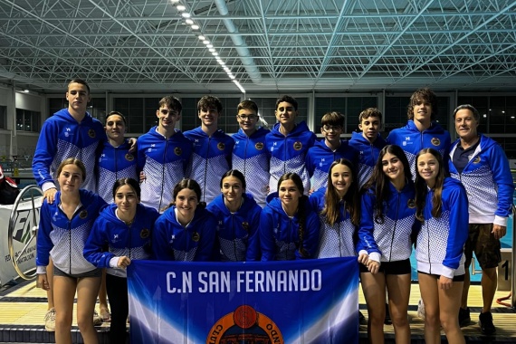Exitosa participación del C.N. San Fernando en el XLI Campeonato de Andalucía Infantil –Junior de Invierno – Subcampeón de Andalucía Junior – Se ganan 9 medallas, 5 de oro, 2 de plata y 2 de bronce. Además, cuatro récords de Andalucía.